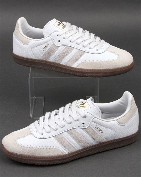 all whites adidas samba